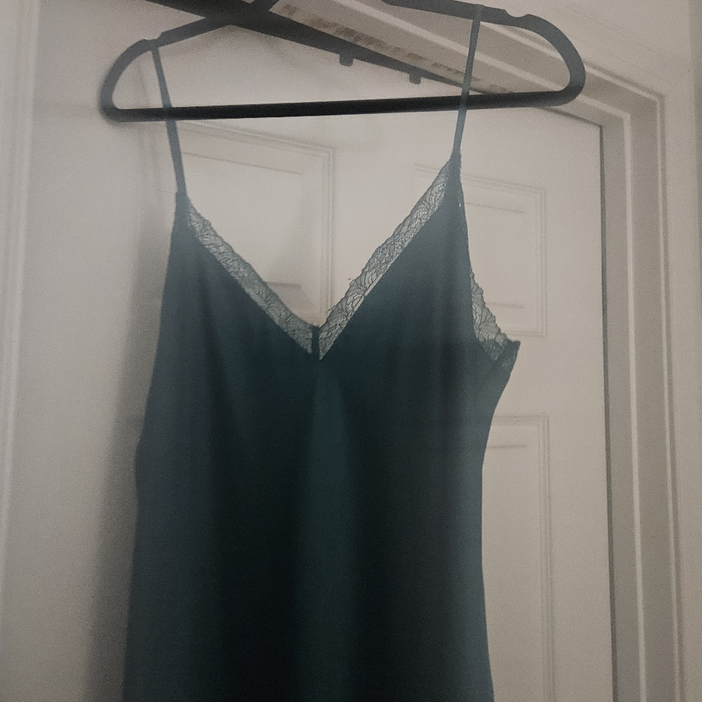 I.N.C.International Concepts Lace-Trim Satin Nightgown - Picture 2 of 8
